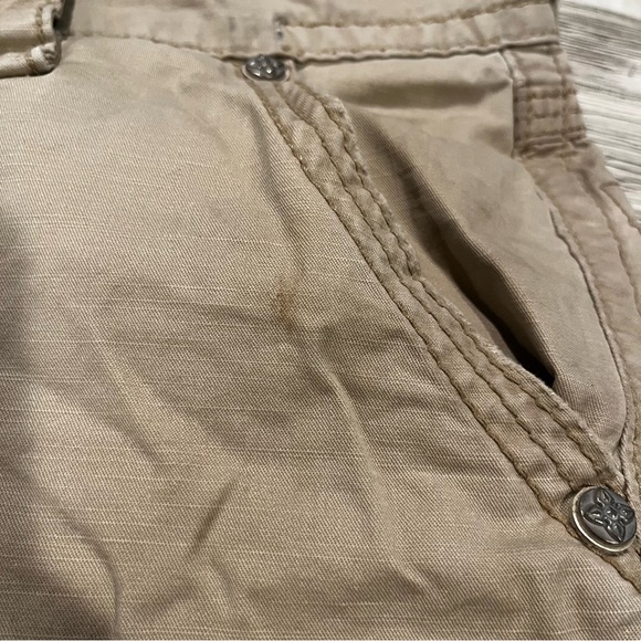 Rock Revival Khaki Cargo Shorts for Men - Picture 14 of 16